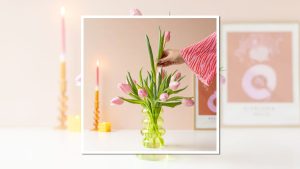 Brievenbus bloemen Tulpen Rose