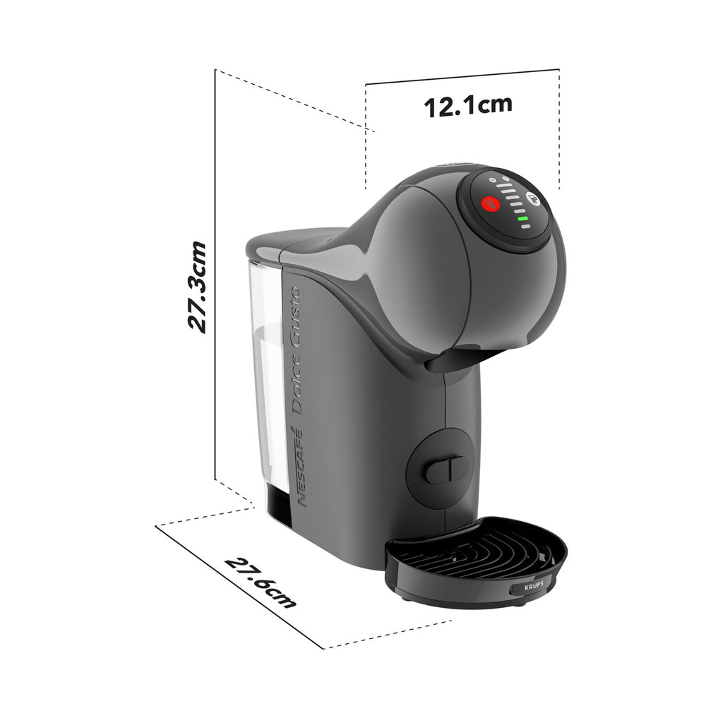 Krups NESCAFÉ Dolce Gusto Genio S KP243B Antraciet – Automatische Koffiecupmachine met XL-functie - Afbeelding 3