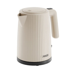 Princess Wave 142337 Retro Waterkoker Beige 1,7 Liter – 2200W, BPA-vrij en 360° Draaibaar - Afbeelding 2