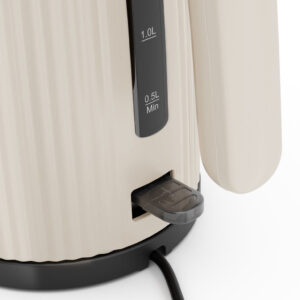 Princess Wave 142337 Retro Waterkoker Beige 1,7 Liter – 2200W, BPA-vrij en 360° Draaibaar - Afbeelding 3