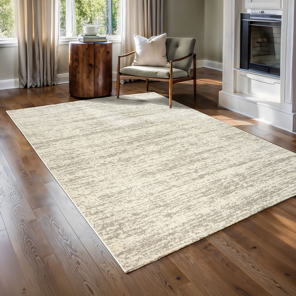 Muratap Relax Oslo Vloerkleed Crème 160×230 cm – Modern Laagpolig Tapijt
